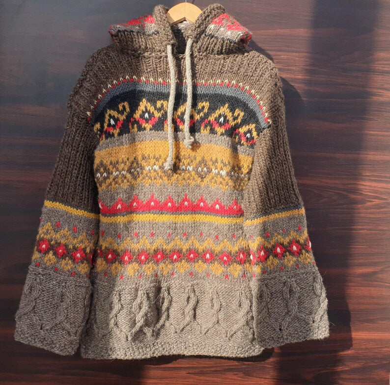 Easy Nordic fair isle sweater pattern