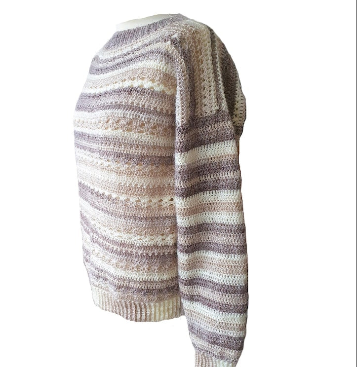 Crochet Sweater Pullover Pattern
