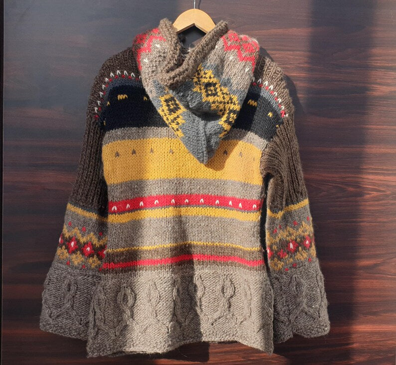 Easy Nordic fair isle sweater pattern