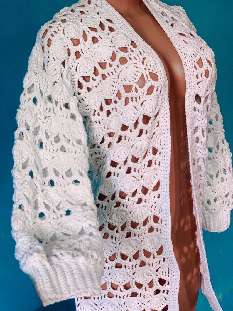 Skull Crochet Cardigan Pattern