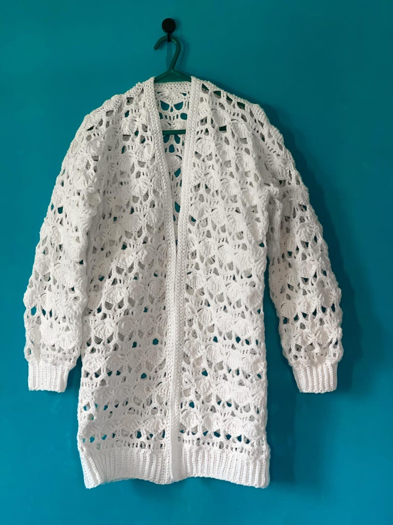 Skull Crochet Cardigan Pattern