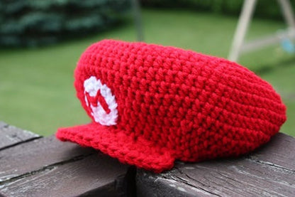 Crochet Pattern: Mario Hat