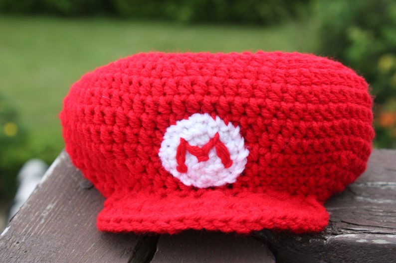 Crochet Pattern: Mario Hat