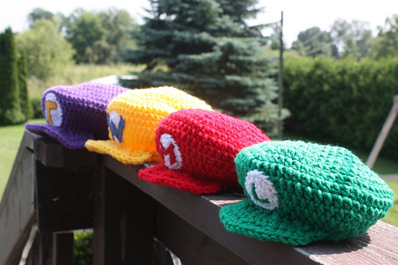 Crochet Pattern: Mario Hat