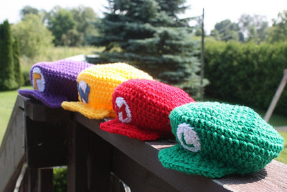 Crochet Pattern: Mario Hat