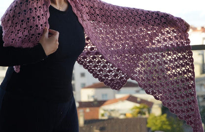 Easy Boho Lace Wrap Crochet Pattern