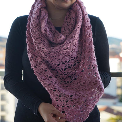 Easy Boho Lace Wrap Crochet Pattern