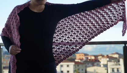 Easy Boho Lace Wrap Crochet Pattern