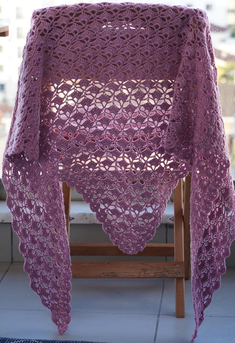 Easy Boho Lace Wrap Crochet Pattern