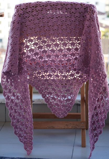Easy Boho Lace Wrap Crochet Pattern