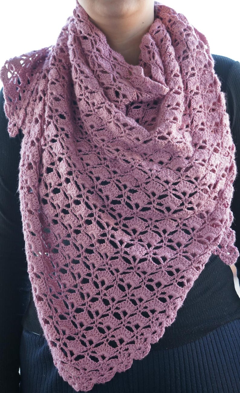 Easy Boho Lace Wrap Crochet Pattern