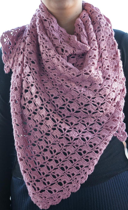 Easy Boho Lace Wrap Crochet Pattern