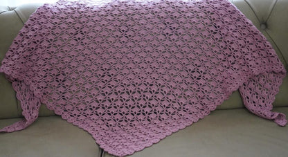 Easy Boho Lace Wrap Crochet Pattern