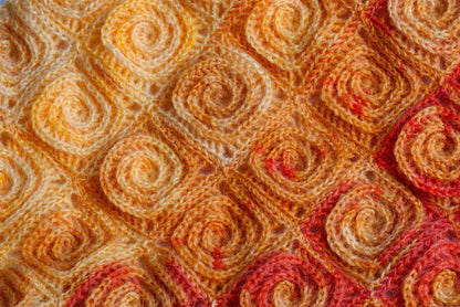 Crochet Fire Blanket Pattern
