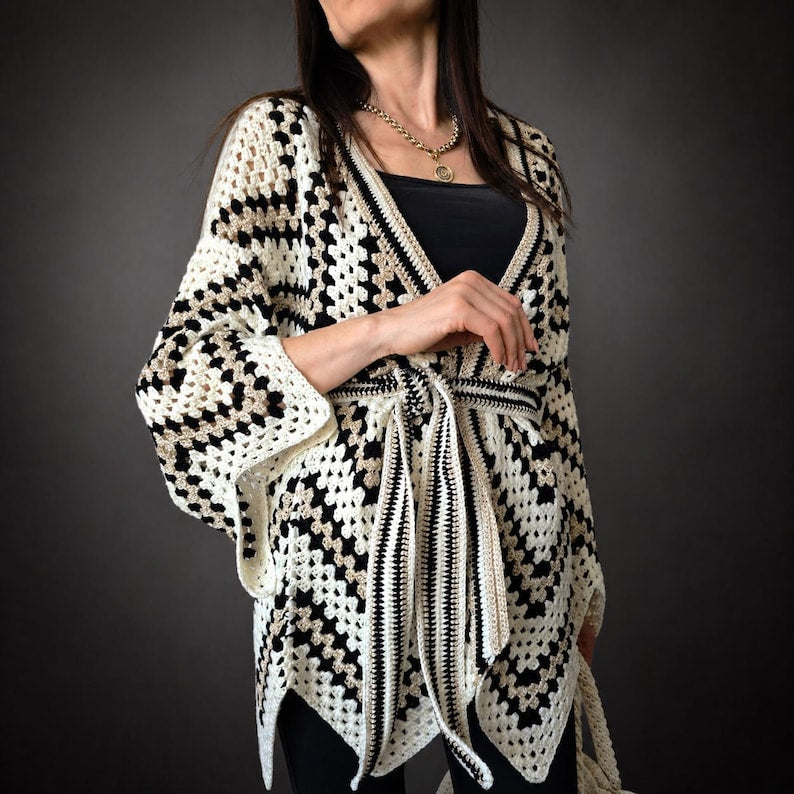 Boho Crochet Cardigan Pattern