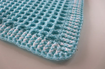 Crochet Easy Waffle Baby Blanket