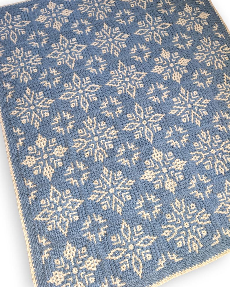 Crochet Pattern Winter Whispers Blanket