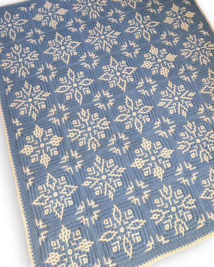 Crochet Pattern Winter Whispers Blanket