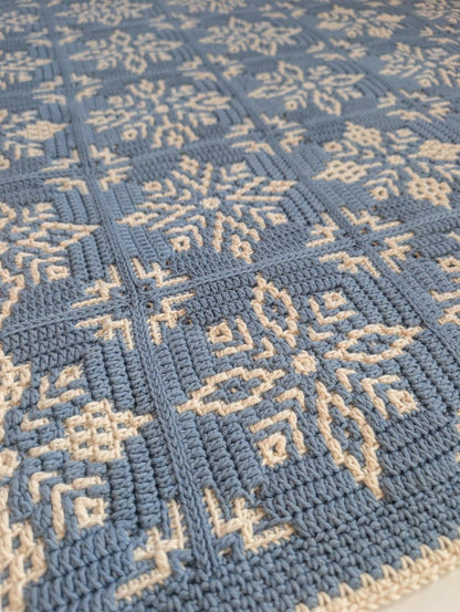 Crochet Pattern Winter Whispers Blanket