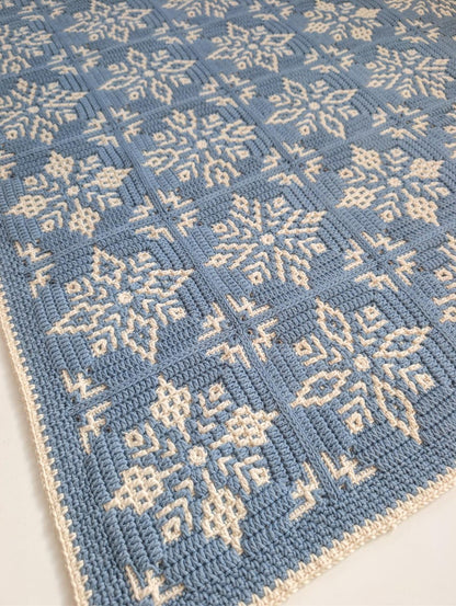 Crochet Pattern Winter Whispers Blanket