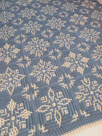 Crochet Pattern Winter Whispers Blanket