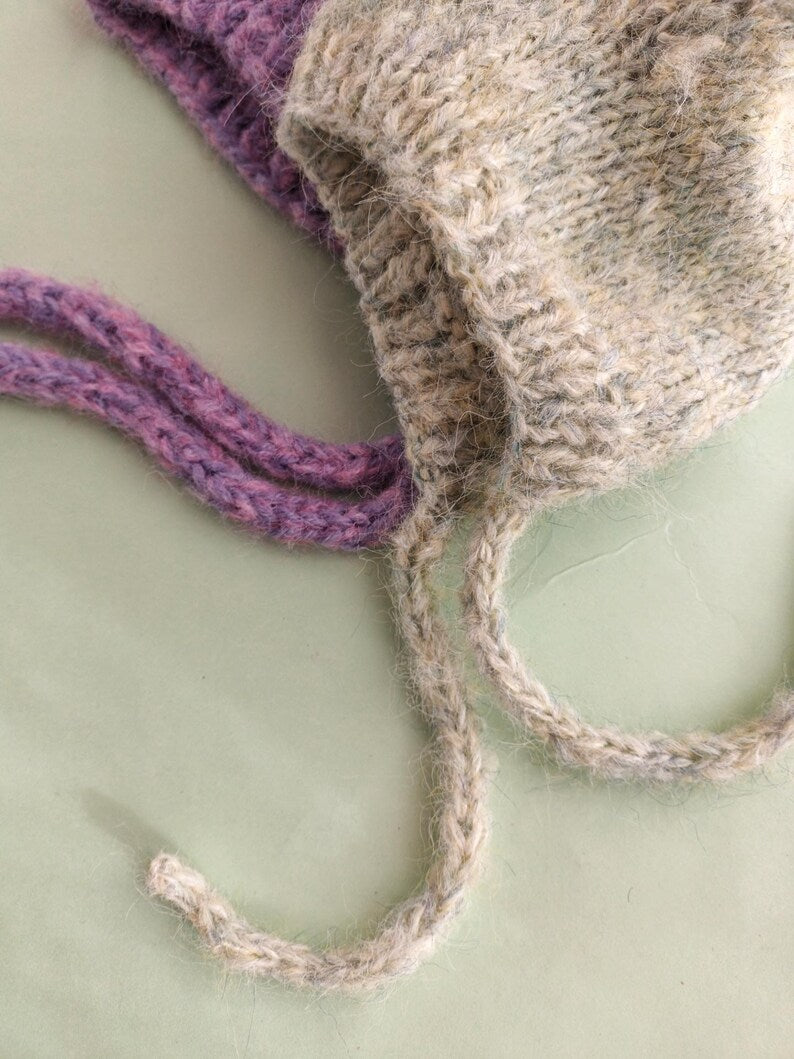 Cat Ears bonnet Knitting Pattern