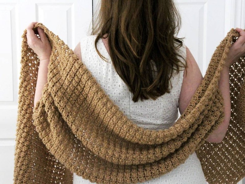 Rectangle Shawl Crochet Pattern
