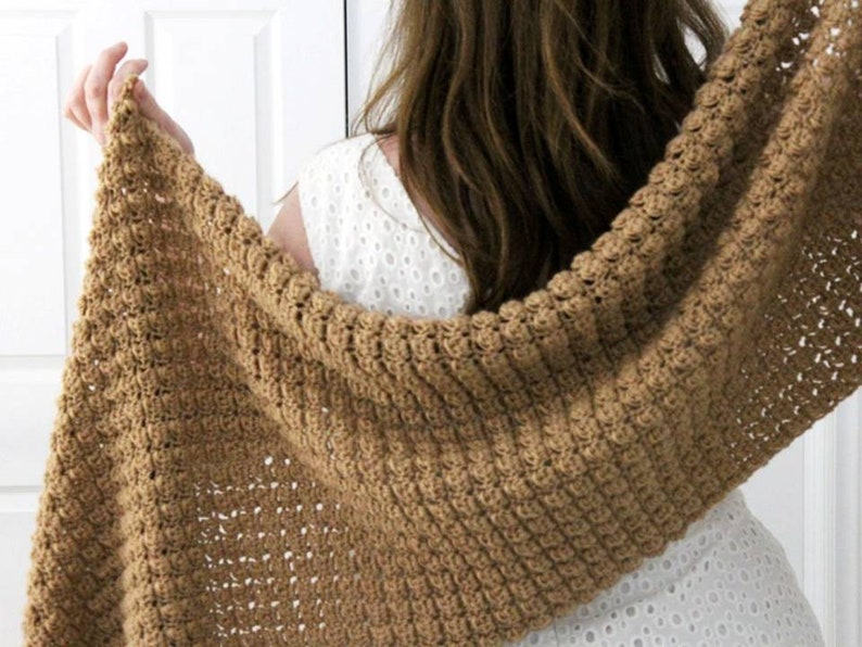 Rectangle Shawl Crochet Pattern