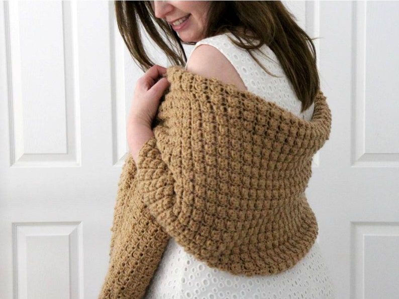 Rectangle Shawl Crochet Pattern