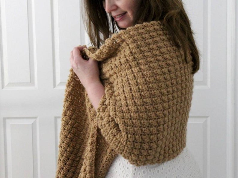 Rectangle Shawl Crochet Pattern