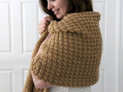 Rectangle Shawl Crochet Pattern