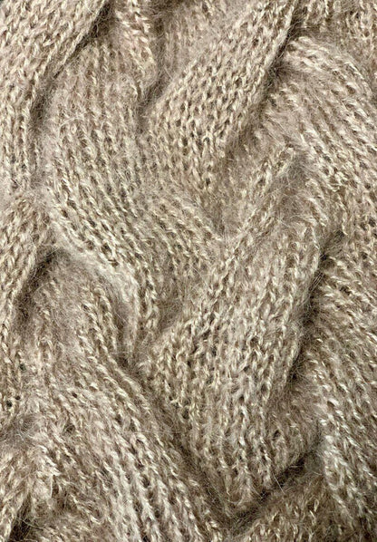 Chunky Cable Scarf Knitting Pattern