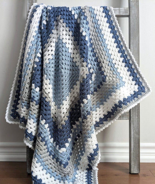 Crochet Granny Square Blanket Pattern