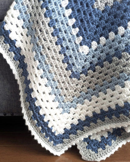 Crochet Granny Square Blanket Pattern