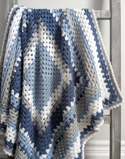 Crochet Granny Square Blanket Pattern