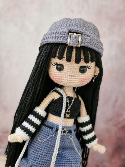 Jesie Skater Girl Crochet Doll Pattern