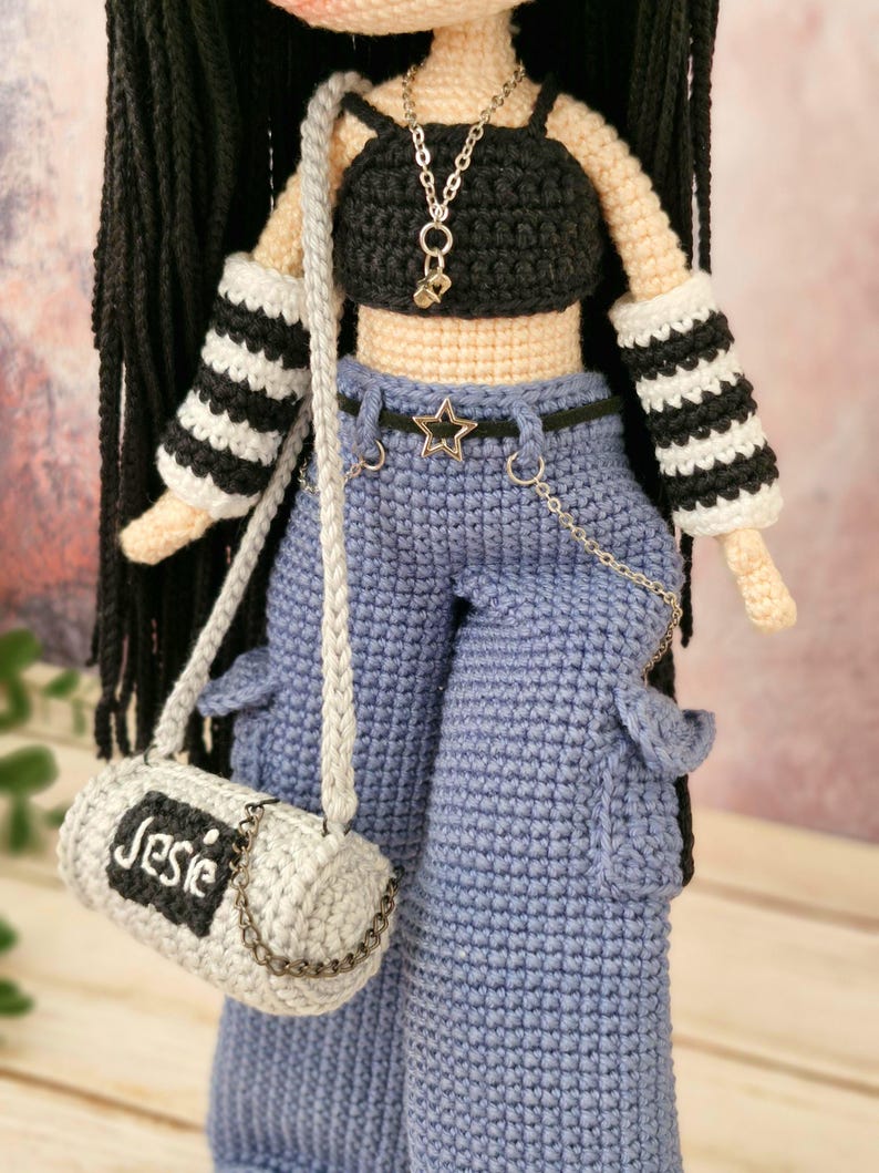 Jesie Skater Girl Crochet Doll Pattern