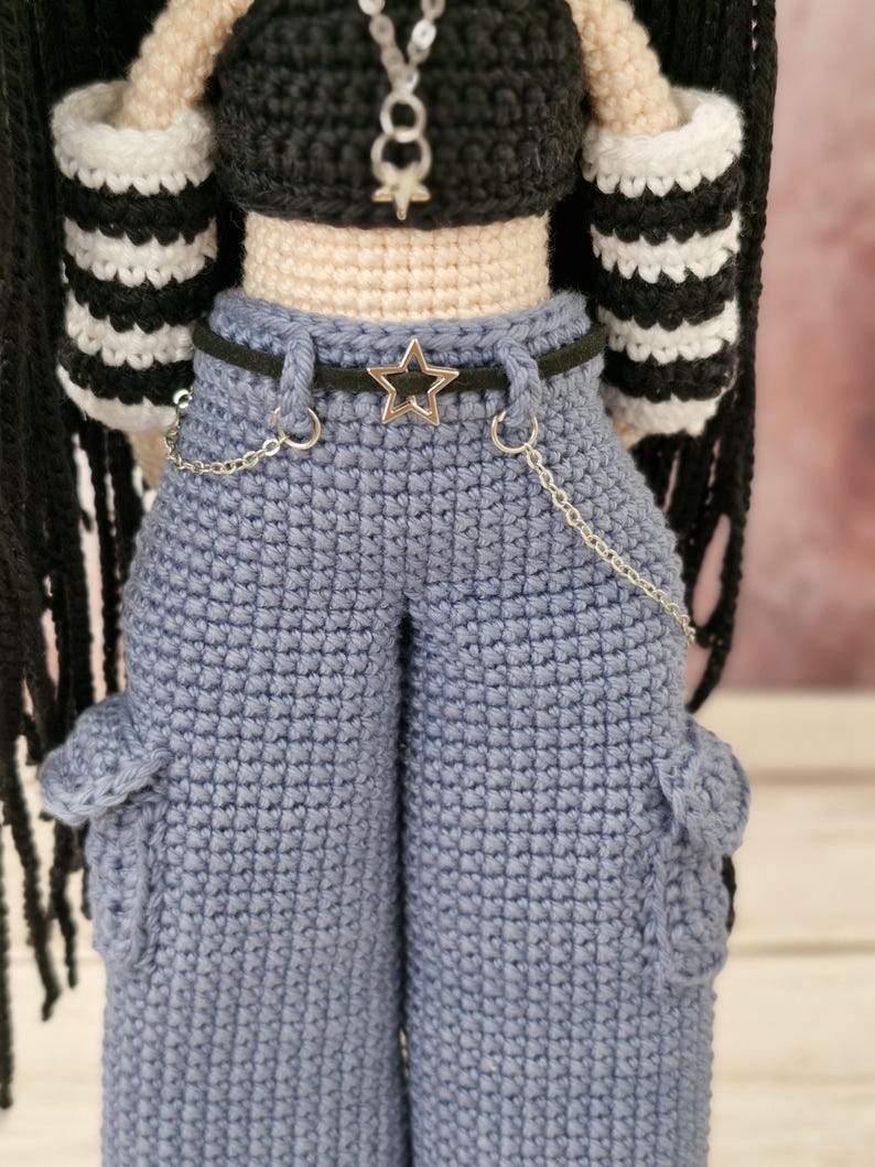 Jesie Skater Girl Crochet Doll Pattern