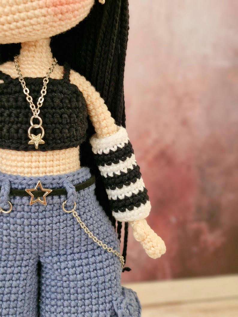 Jesie Skater Girl Crochet Doll Pattern