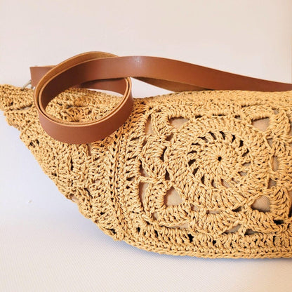 Boho Granny Square Crossbody Bag Crochet Pattern