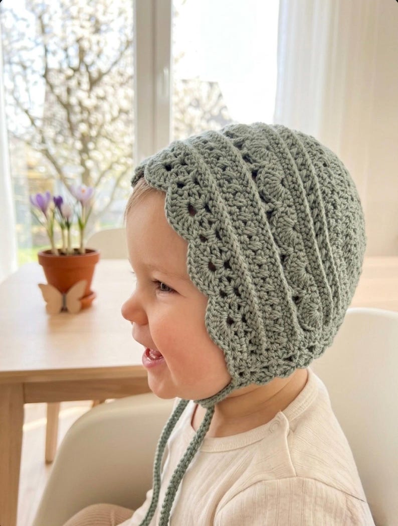 Crochet Baby Bonnet Pattern