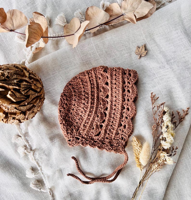 Crochet Baby Bonnet Pattern