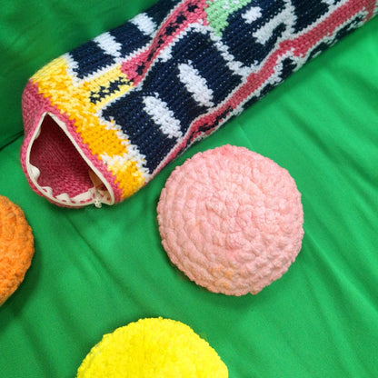 Fruit candy roll pillow Crochet Pattern
