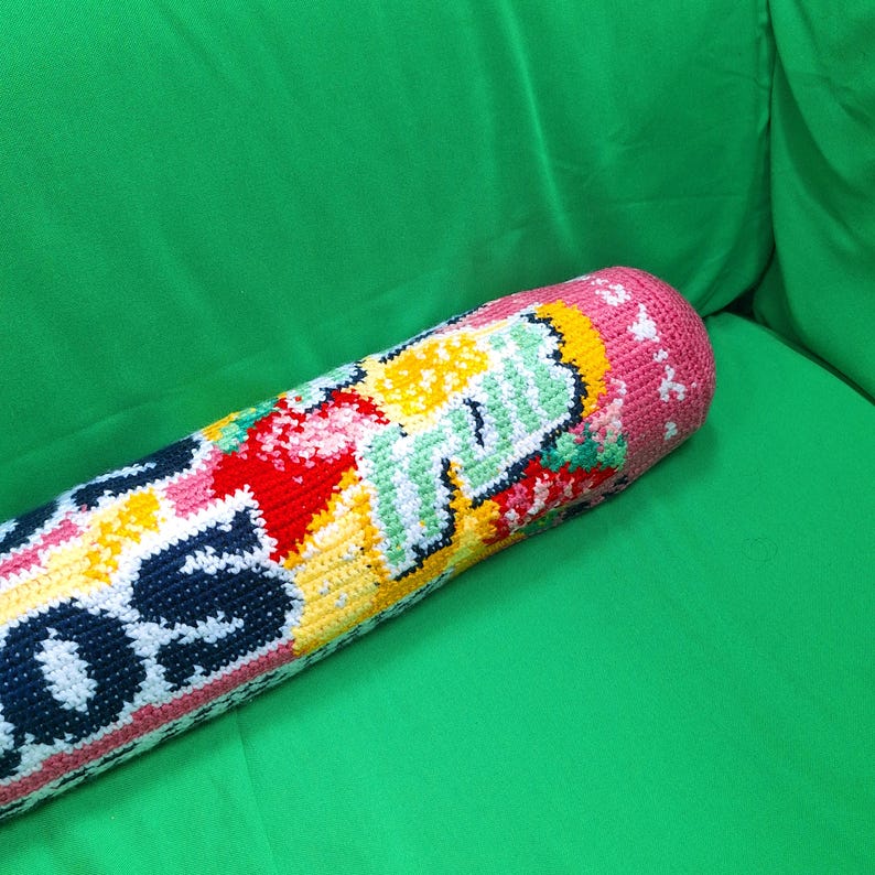 Fruit candy roll pillow Crochet Pattern