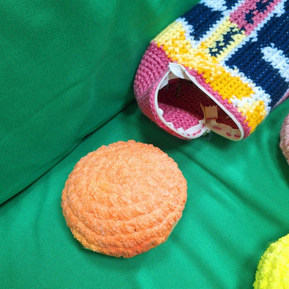 Fruit candy roll pillow Crochet Pattern