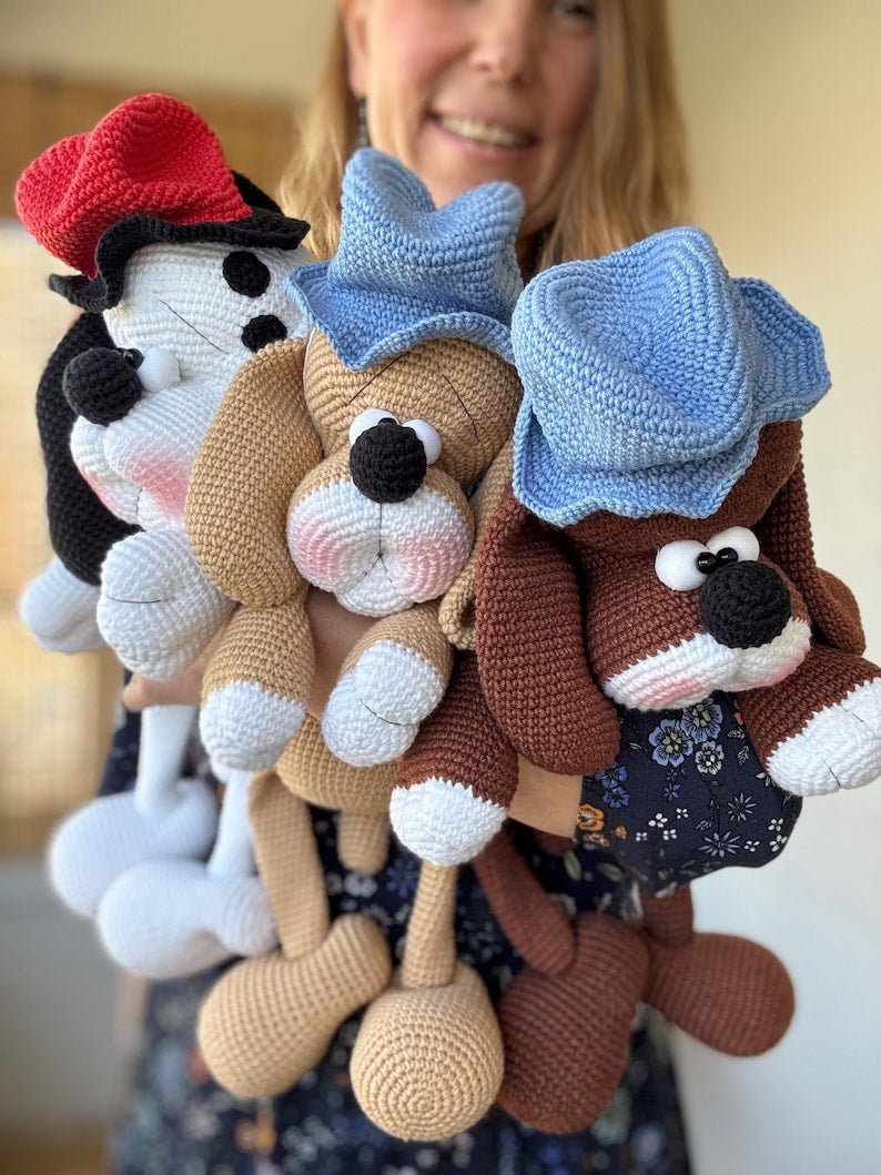 Cowboy Dog crochet Pattern