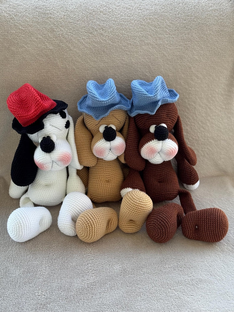 Cowboy Dog crochet Pattern