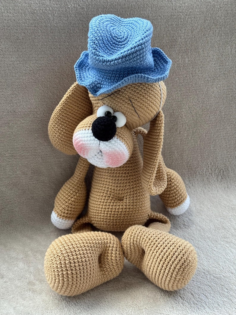 Cowboy Dog crochet Pattern