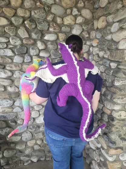 Hands Free Dragon Buddy Crochet Pattern