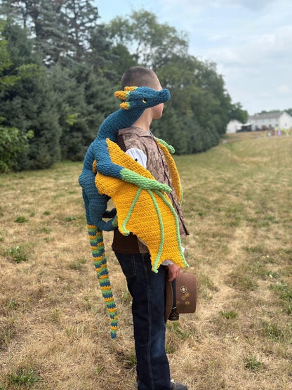Hands Free Dragon Buddy Crochet Pattern